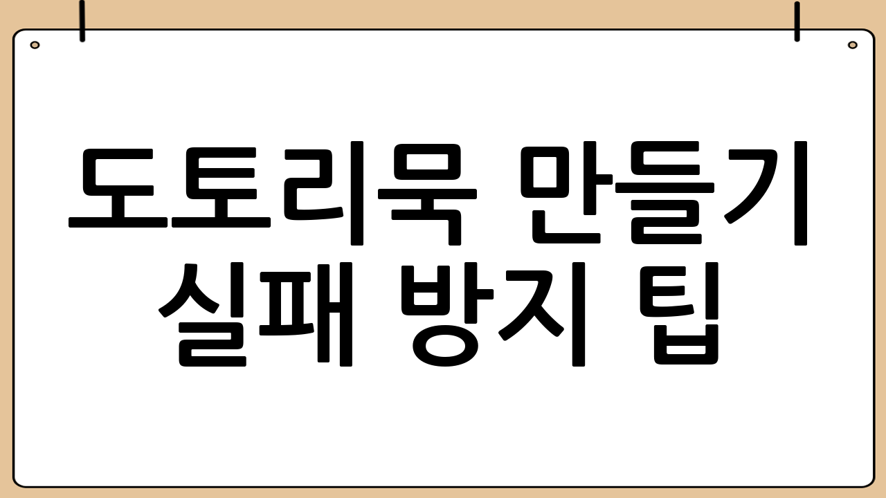 도토리묵 만들기 실패 방지 팁: 성공적인 묵 만들기를 위해